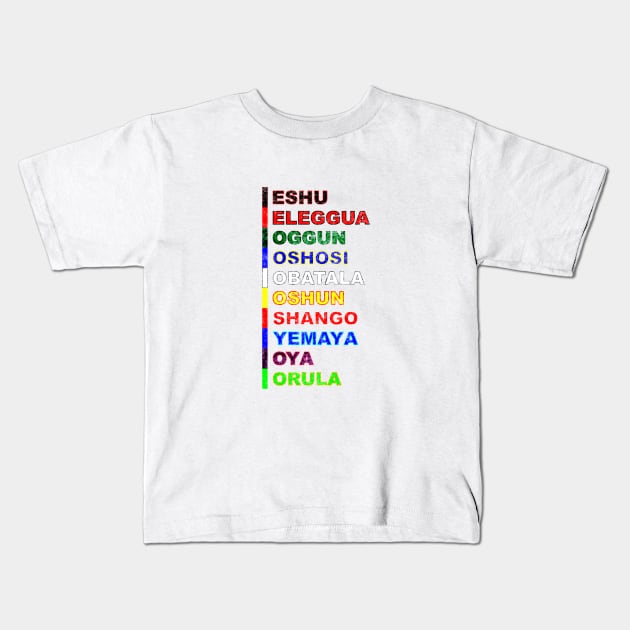 Orishas Kids T-Shirt by Korvus78